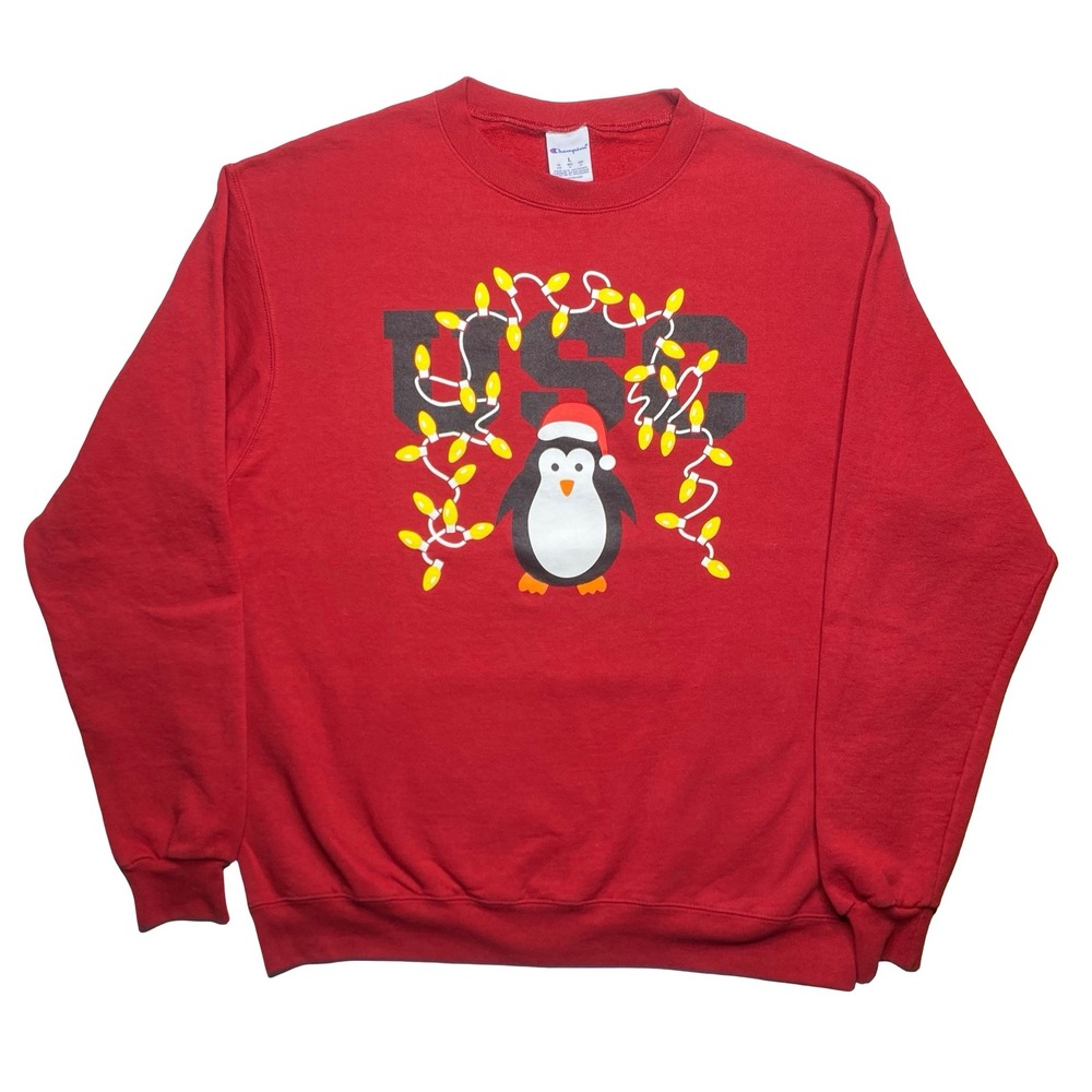 USC Trojans college x Christmas sweater‎ LARGE
